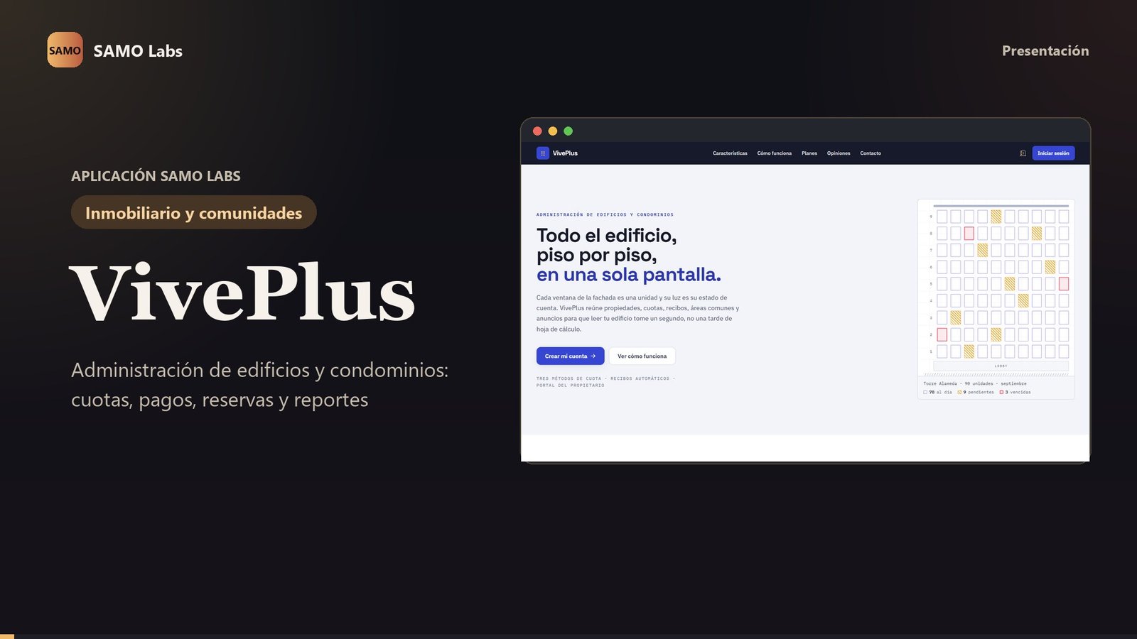 Portada del video demo de VivePlus
